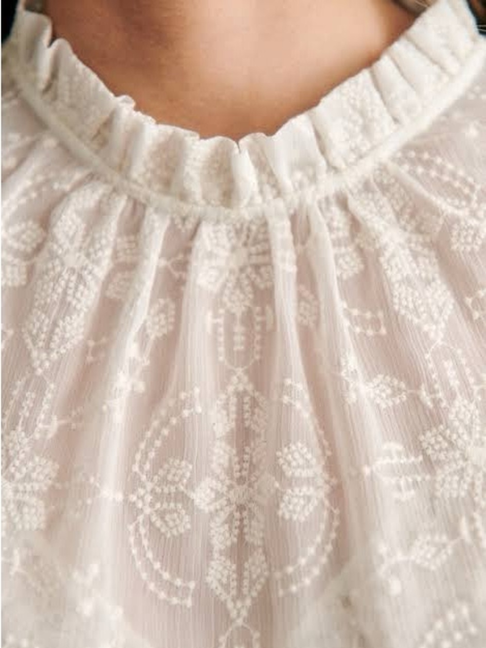 NWT - Sezane Valentine blouse - size 38 or US 6 - Picture 4 of 13
